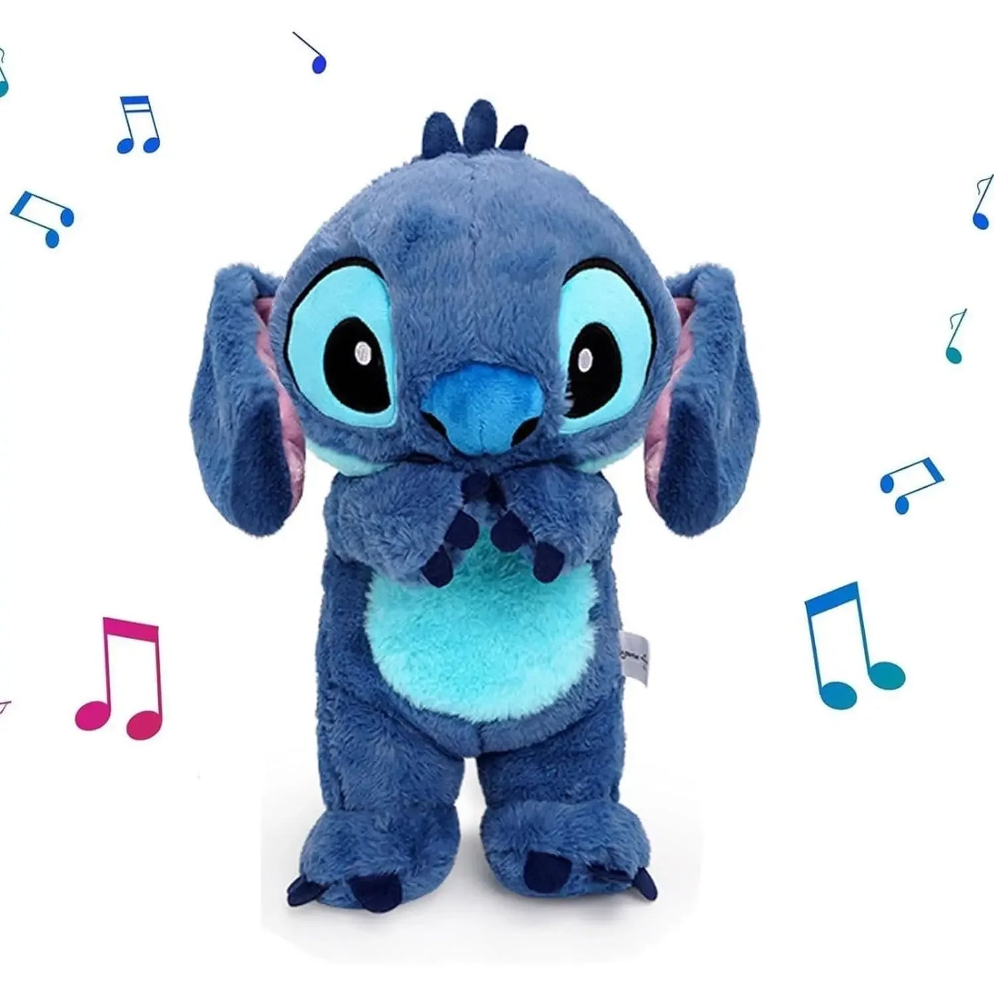 Lilo&Stitch Peluches Juguete con Música Relajante Compañero de Sueño Juguete de Sonido y Luz Regalo